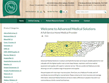 Tablet Screenshot of amsmedicalequipment.com